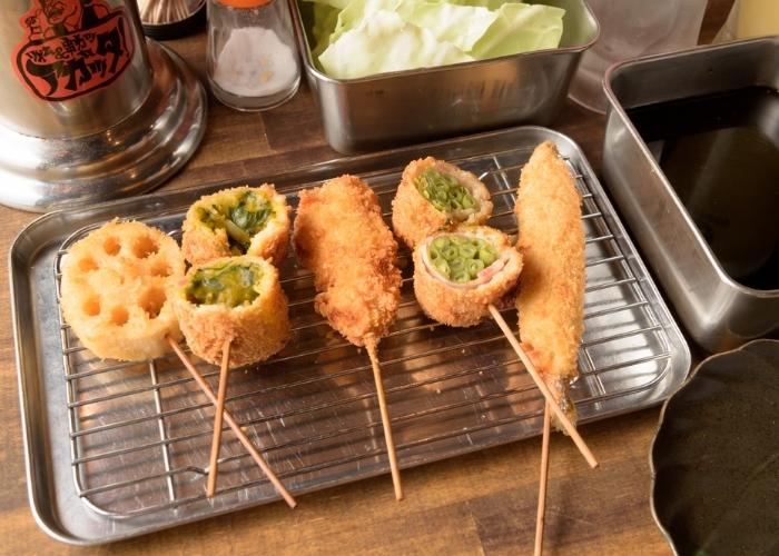 Du lịch Kyoto thưởng thức Kushikatsu