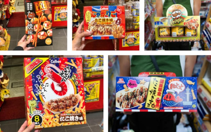 Các loại Takoyaki, mua gì ở Osaka