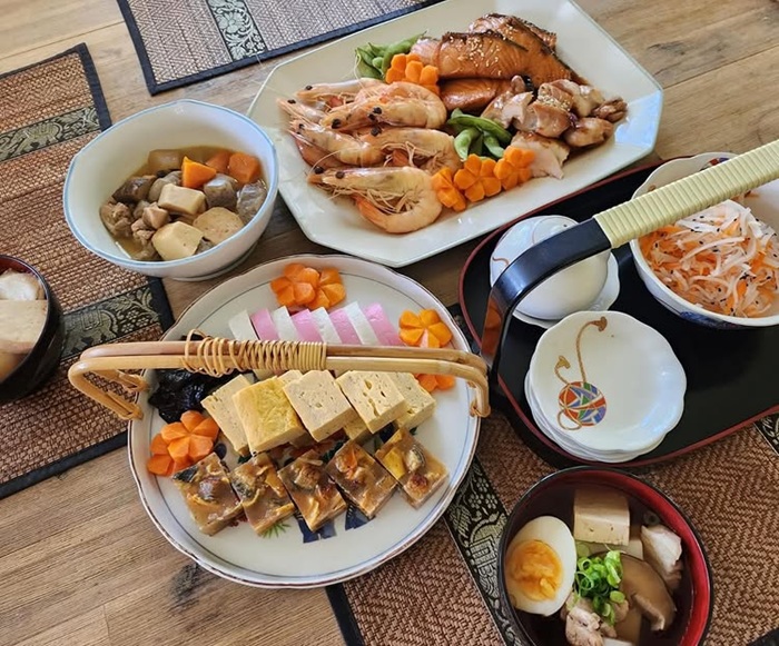 Mỗi món ăn tết Nhật Bản đều mang ý đặc biệt cho năm mới. Nguồn: michael_home_sushi