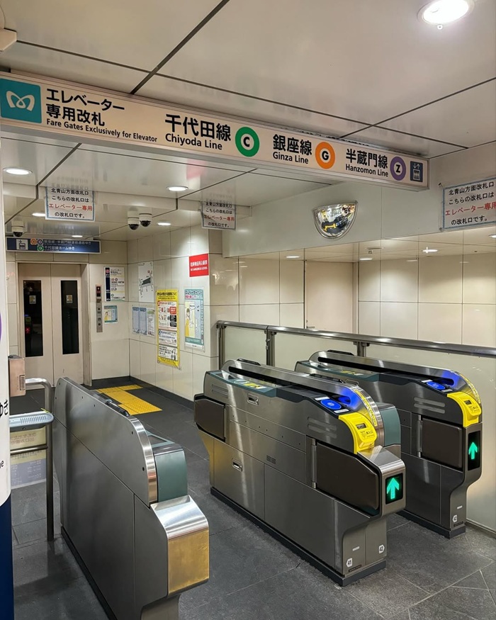 Quy trình sử dụng tàu điện ngầm tại Tokyo cho du khách. Nguồn: everybodychillout_