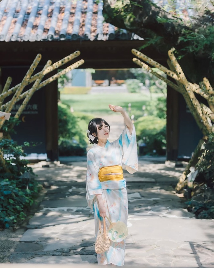 Vẻ đẹp phóng khoáng của Yukata Nhật Bản dưới nắng hè. Nguồn: hoshi.photo