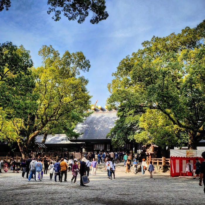 Đền cổ Atsuta Jingu là điểm dừng chân hoàn hảo khi du lịch Aichi. Nguồn: les_aventures_de_nico