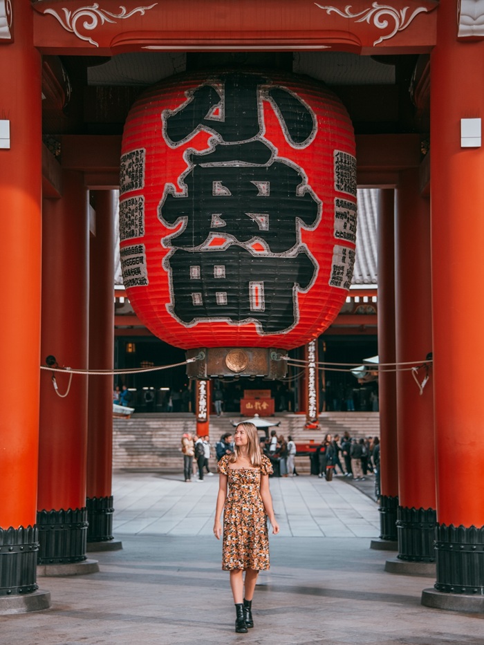 Đền Senso-ji cổ kính là biểu tượng lịch sử lâu đời của thủ đô. Nguồn: thebiglittlelibrary
