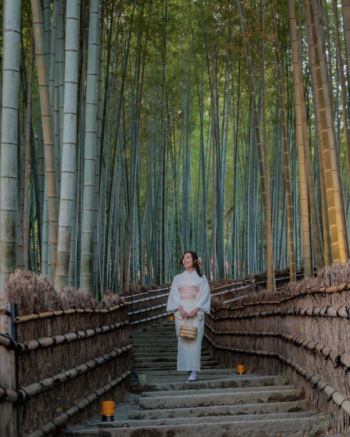 Lạc bước giữa rừng tre Sagano xanh mát tại Arashiyama. Nguồn: travels_again